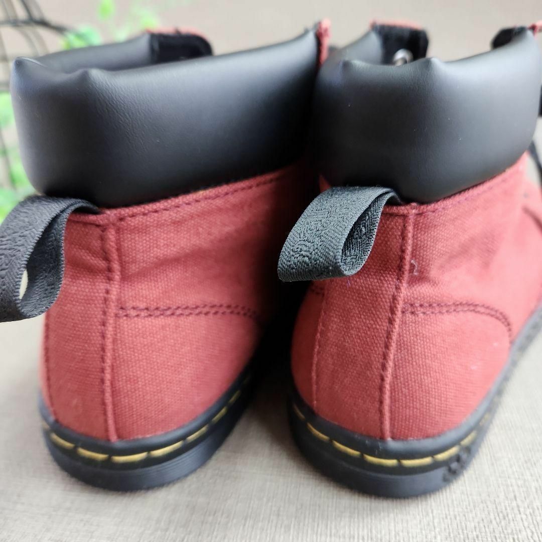 Dr.Martens(ドクターマーチン)のドクターマーチン 希少  アンクルブーツ  ブルゴーニュ キャンバス レディースの靴/シューズ(スニーカー)の商品写真