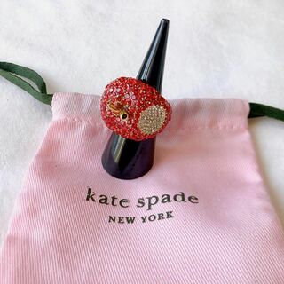 ケイトスペードニューヨーク(kate spade new york)の✨美品✨ケイトスペード アップル　りんご　指輪　リング(リング(指輪))