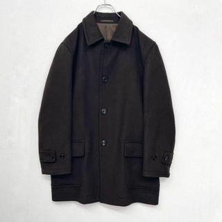 ユニクロ(UNIQLO)のヴィンテージ　90年代　ユニクロ　カシミヤ　ウール　ステンカラーコート　ブラウン(ステンカラーコート)