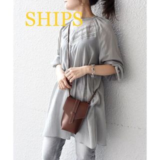 シップス(SHIPS)のSHIPS   春夏レースデザイン　ブラウス(シャツ/ブラウス(長袖/七分))