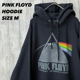 ロックバンド古着　PINK FLOYDピンクフロイドフロイドスエットパーカーM黒(パーカー)