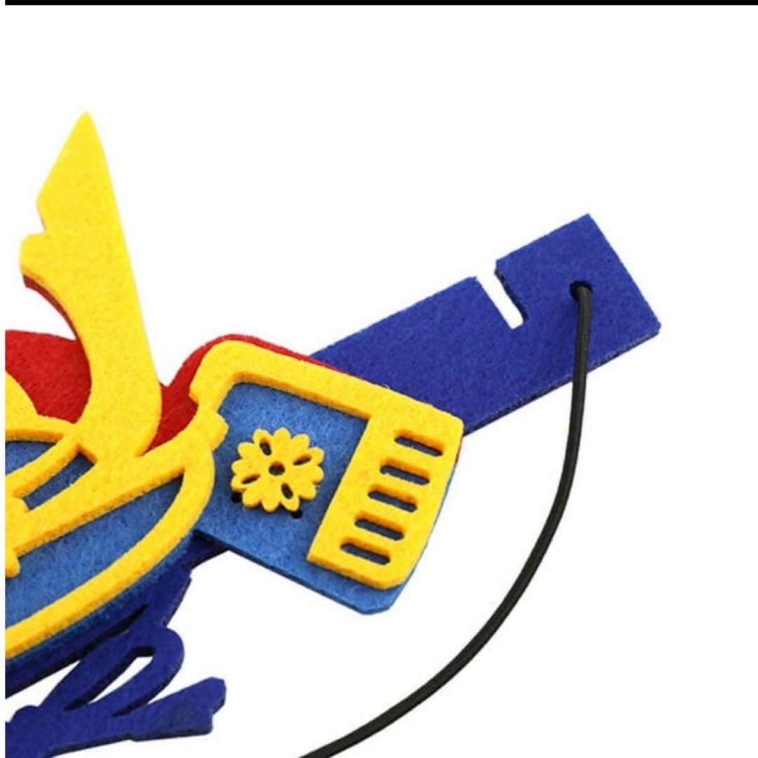 フェルト　ガーランド　鯉のぼり　兜飾り ハンドメイドのインテリア/家具(インテリア雑貨)の商品写真