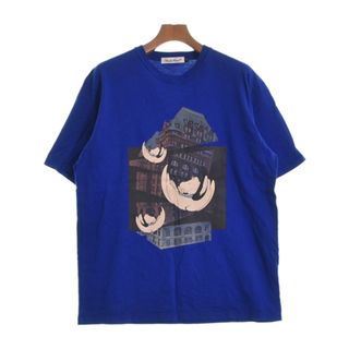 アンダーカバー(UNDERCOVER)のUNDER COVER アンダーカバー Tシャツ・カットソー 5(XL位) 青 【古着】【中古】(Tシャツ/カットソー(半袖/袖なし))