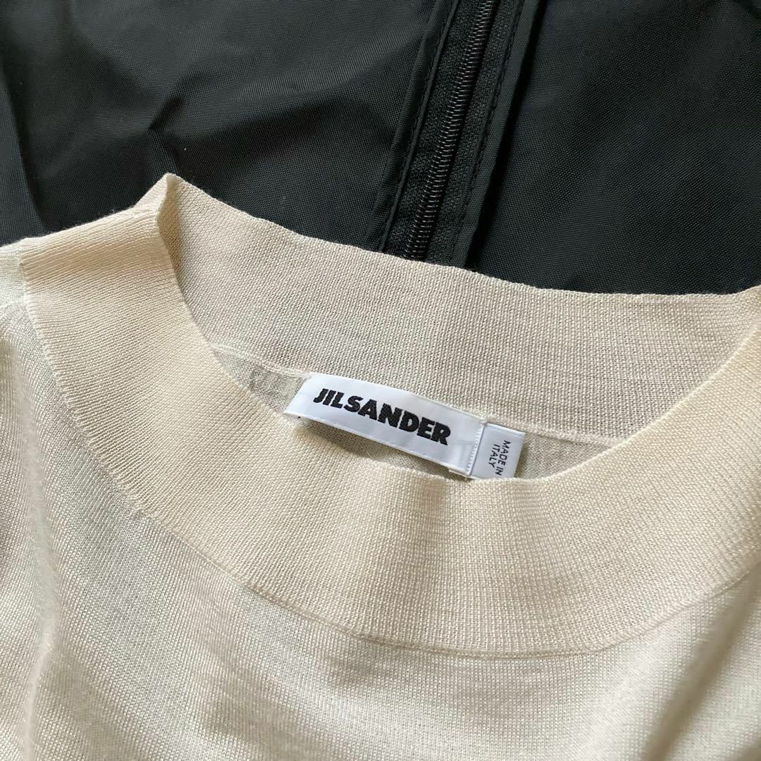 JIL SANDER - ジルサンダー 上質カシミヤシルク モックネック JIL SANDER - ジルサンダー 上質カシミヤシルク モックネック