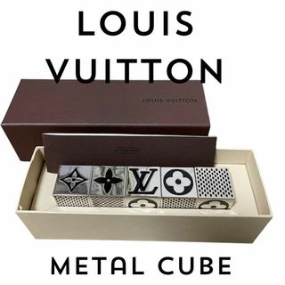 LOUIS VUITTON - 【新品同様】ルイヴィトン　メタルキューブゲーム　マグネット磁石　ダイス5個セット