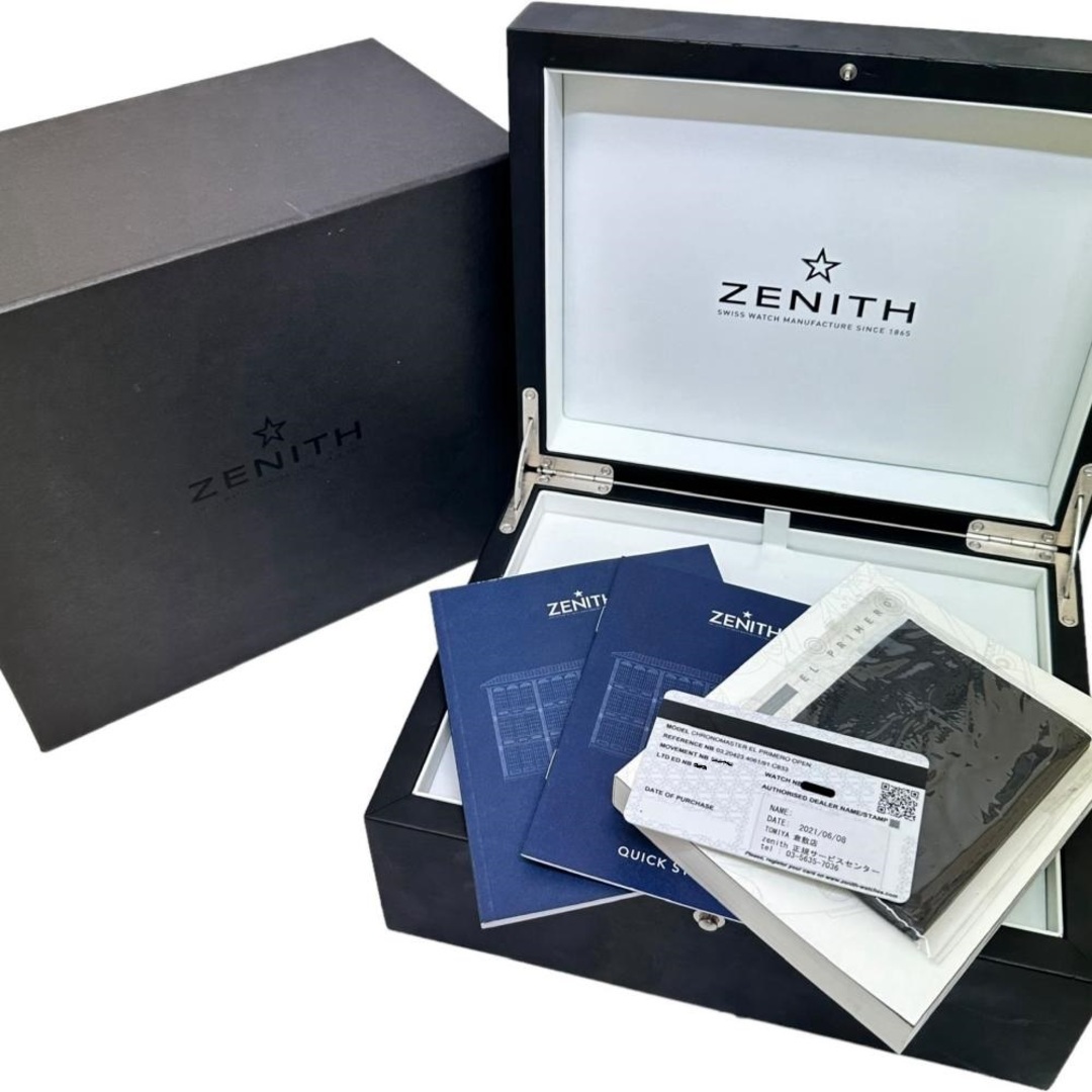 ZENITH(ゼニス)のゼニス 腕時計  クロノマスター エルプリメロ オープン TOMI メンズの時計(腕時計(アナログ))の商品写真