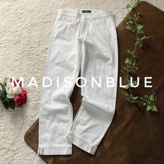 MADISONBLUE - マディソンブルー　ホワイトデニム　セルヴィッチ　ストレート　4サイズ　試着のみ