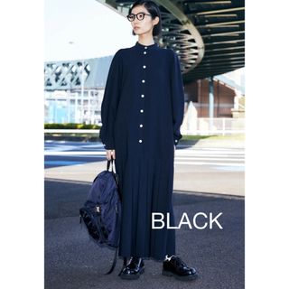 エンフォルド(ENFOLD)のENFOLD エンフォルド　BACK-PLEATS DRESS　完売(ロングワンピース/マキシワンピース)