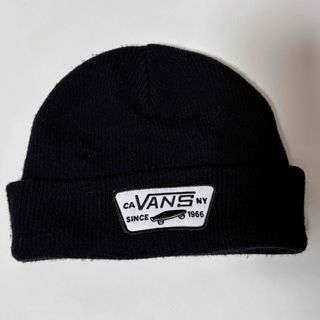 ヴァンズ(VANS)のVANS  バンズ ニット帽 ビーニー キャップ　帽子 ブラック　ユニセックス(ニット帽/ビーニー)