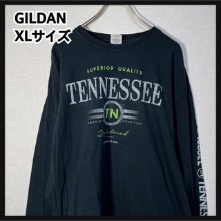 ギルタン(GILDAN)の【ギルダン】長袖Tシャツ　ロンT　テネシー　ブラック黒　XLゆるだぼ　81(Tシャツ/カットソー(七分/長袖))