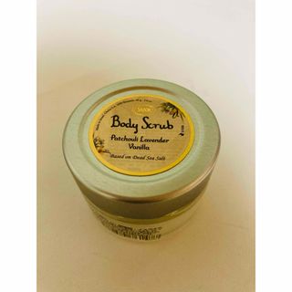 サボン(SABON)の【新品、未使用】SABONボディスクラブ洗浄料　パチュリ・ラベンダー・バニラ(ボディスクラブ)