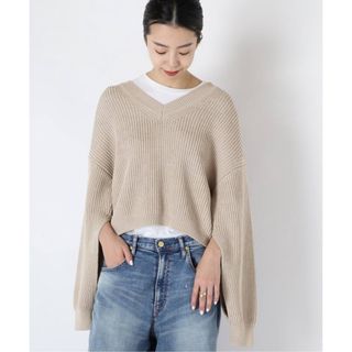 ドゥーズィエムクラス(DEUXIEME CLASSE)の☆新品☆ *Design Sleeve Cropped プルオーバー(ニット/セーター)