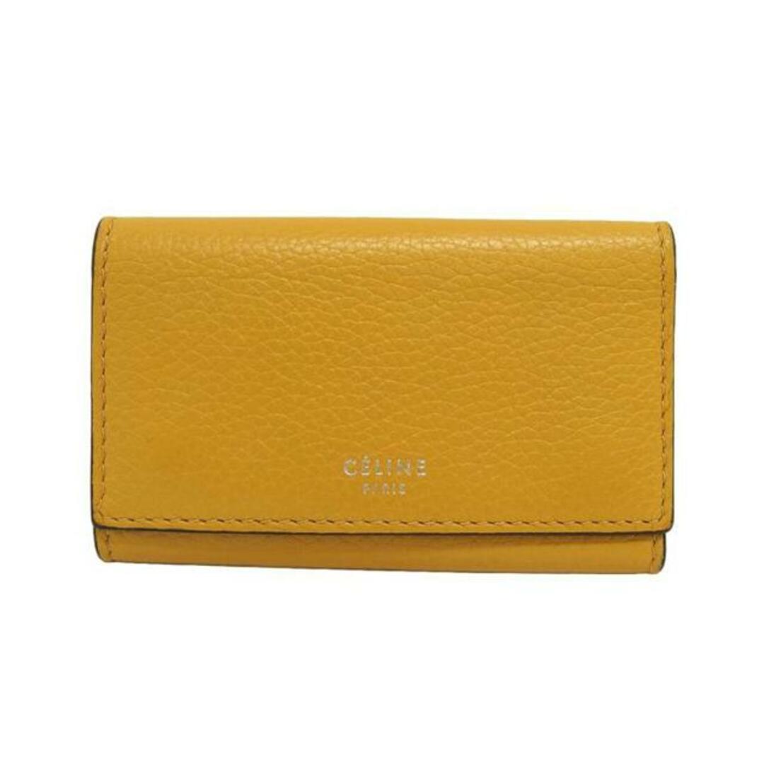 CELINE セリーヌ/6連キーケース/バイカラー/イエロー×グレージュ/S・S******/ブランドバック/Bランク/04【中古】 レディースのファッション小物(キーケース)の商品写真