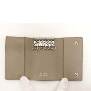 CELINE セリーヌ/6連キーケース/バイカラー/イエロー×グレージュ/S・S******/ブランドバック/Bランク/04【中古】 CELINE セリーヌ/6連キーケース/バイカラー/イエロー×グレージュ/S・S******/ブランドバック/Bランク/04【中古】
