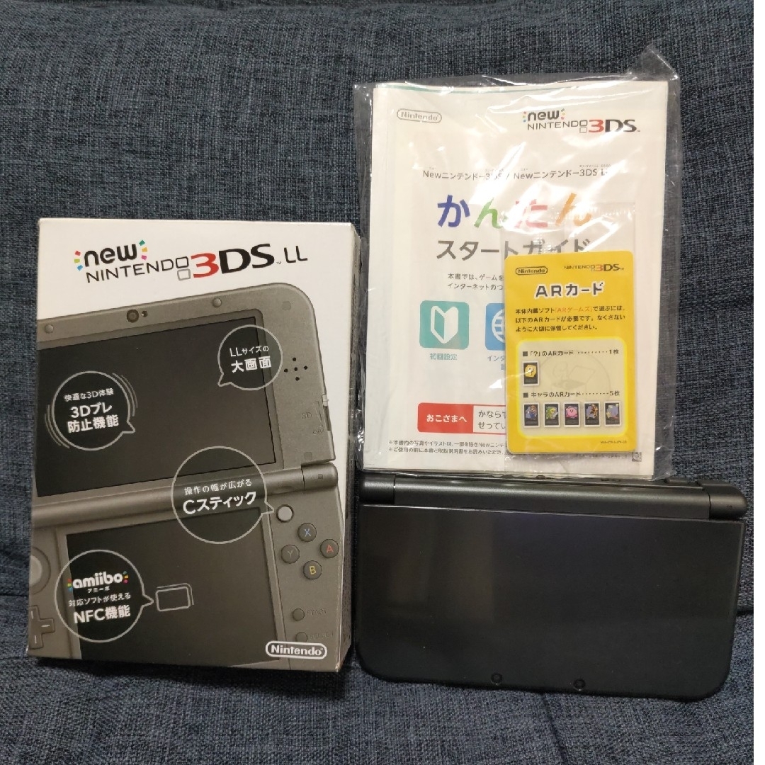 ニンテンドー3DS(ニンテンドー3DS)のニンテンドー3DS LL 本体+ソフト  セット エンタメ/ホビーのゲームソフト/ゲーム機本体(携帯用ゲーム機本体)の商品写真