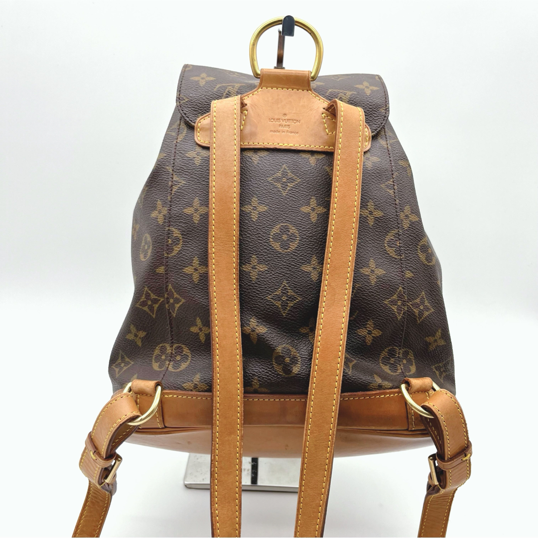 LOUIS VUITTON(ルイヴィトン)の【美品】ルイヴィトン モンスリMM モノグラム リュックサック バックパック レディースのバッグ(リュック/バックパック)の商品写真