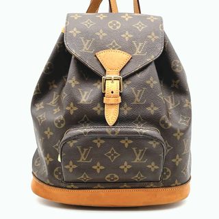 ルイヴィトン(LOUIS VUITTON)の【美品】ルイヴィトン モンスリMM モノグラム リュックサック バックパック(リュック/バックパック)