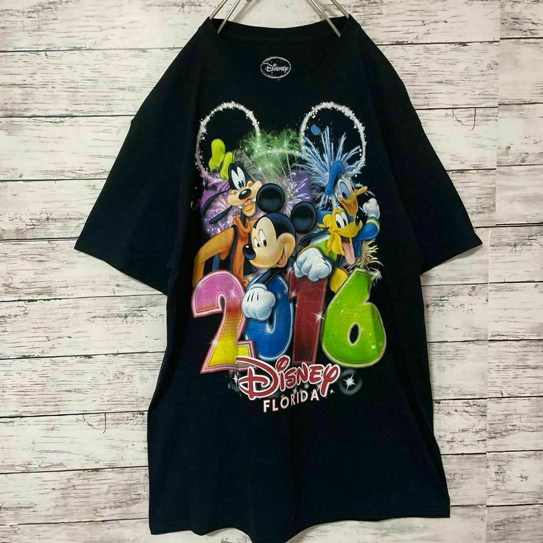 Disney(ディズニー)のDISNEY FLORIDA 2016 ディズニー フロリダ 海外 古着 激レア メンズのトップス(Tシャツ/カットソー(半袖/袖なし))の商品写真