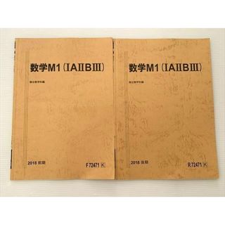 駿台 数学M1(IAIIBIII) 国公立大医学部 通年セット 2018 計2冊 ☆ 007m0B(語学/参考書)