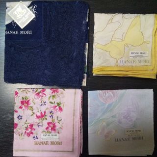 ハナエモリ(HANAE MORI)の新品HANAE MORIハンカチ４枚セット(ハンカチ)