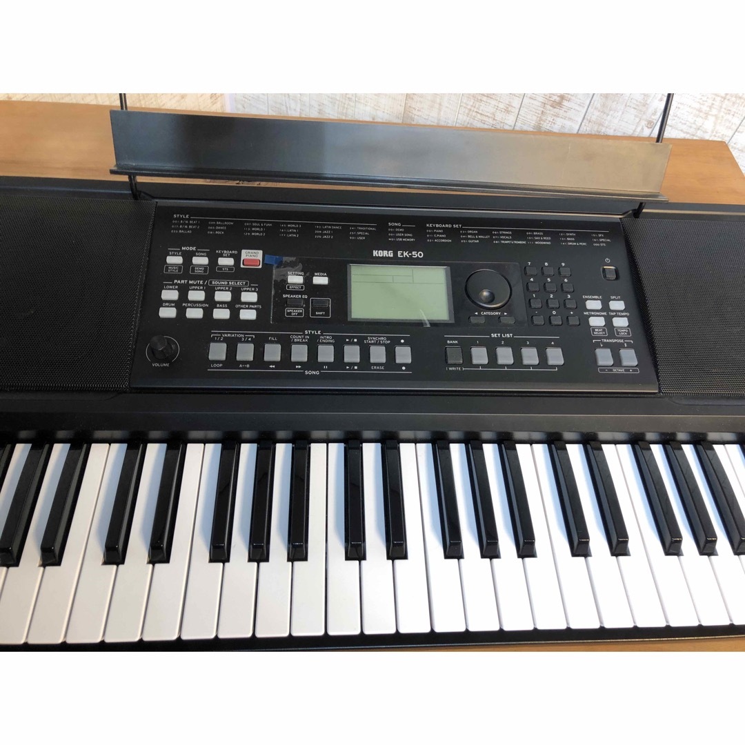 KORG(コルグ)の【KORG （コルグ）】電子キーボード　EK-50 楽器の鍵盤楽器(電子ピアノ)の商品写真