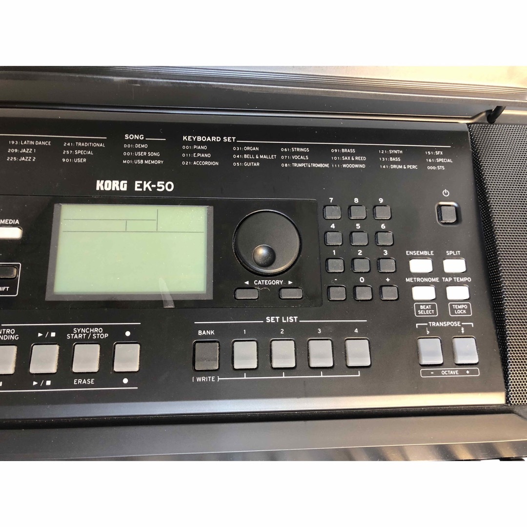 KORG(コルグ)の【KORG （コルグ）】電子キーボード　EK-50 楽器の鍵盤楽器(電子ピアノ)の商品写真