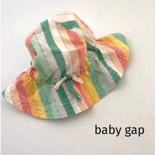 baby gap ベビーギャップ　ストライプ柄　帽子　赤ちゃん　夏　6〜12ヶ月