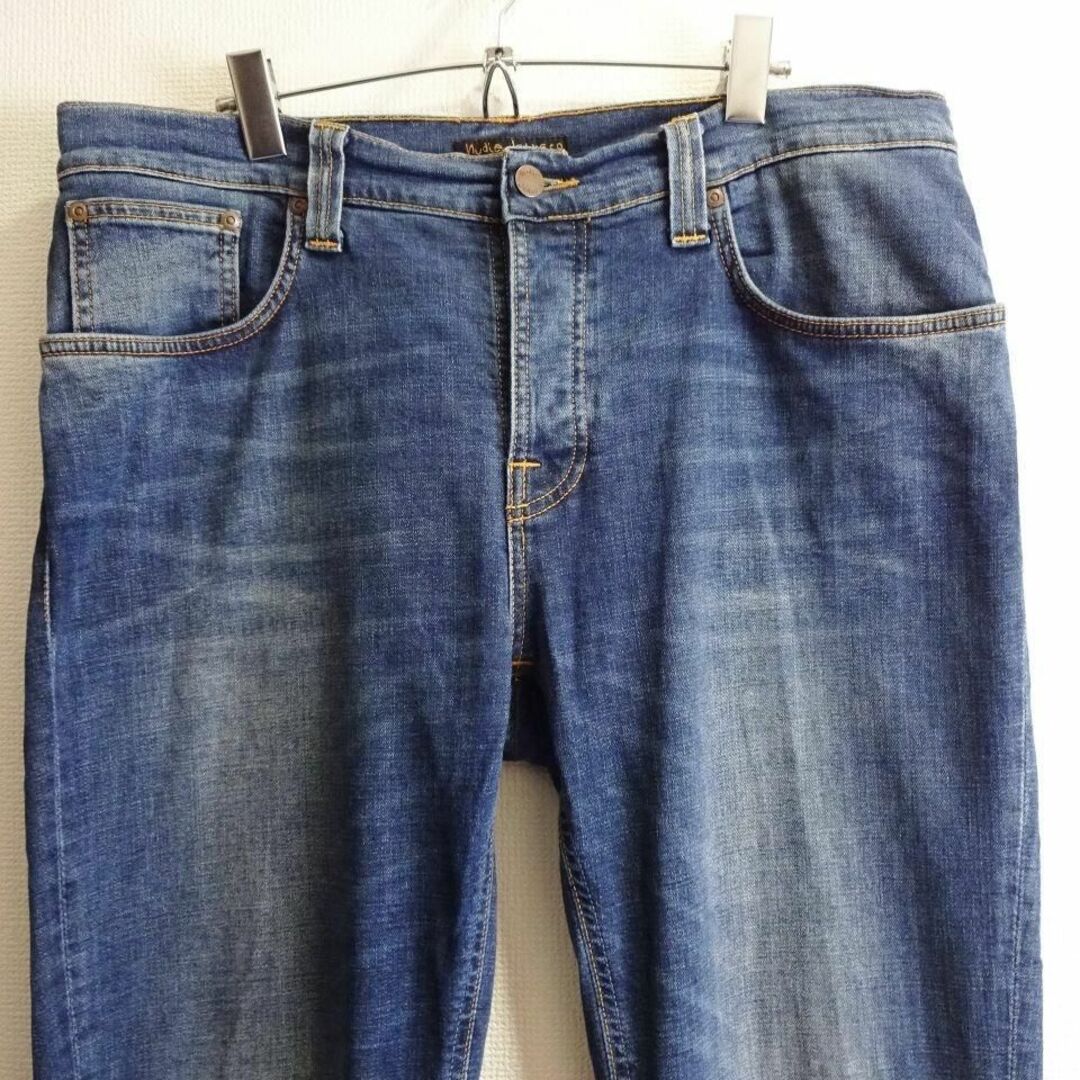 Nudie Jeans(ヌーディジーンズ)のヌーディージーンズ　GRIM TIM　W92cm　スリムストレート　強ストレッチ メンズのパンツ(デニム/ジーンズ)の商品写真