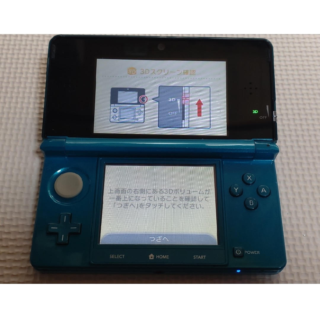 ニンテンドー3DS - 任天堂 3DS 本体のみ アクアブルーの通販 by