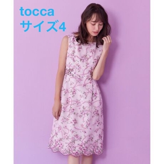 トッカ(TOCCA)のtocca 【完全受注生産】CHERRY BLOSSOM DRESS ドレス 4(ひざ丈ワンピース)