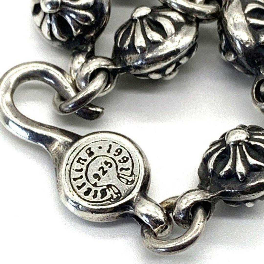 Chrome Hearts(クロムハーツ)のChrome Hearts クロムハーツ NO1 クロスボールブレスレット SV925 メンズのアクセサリー(ブレスレット)の商品写真