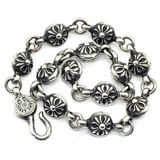 クロムハーツ(Chrome Hearts)のChrome Hearts クロムハーツ NO1 クロスボールブレスレット SV925(ブレスレット)