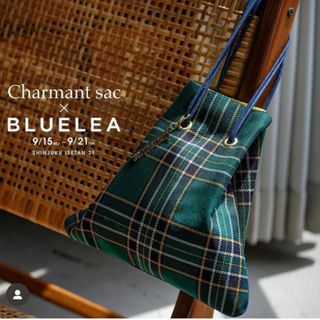 charmantsac シャルマントサック BLUELEAコラボ巾着バッグ(その他)