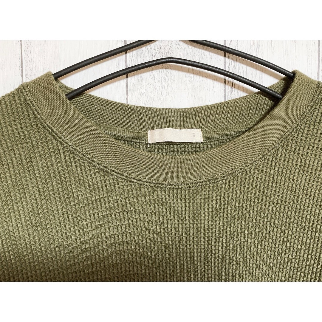 GU(ジーユー)の[新品未使用] GU ワッフルロングTシャツ メンズのトップス(Tシャツ/カットソー(七分/長袖))の商品写真