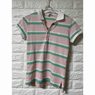 アバクロンビーアンドフィッチ(Abercrombie&Fitch)のABERCROMBIE Vintage ポロシャツ ピンク レディース(ポロシャツ)