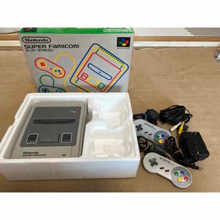 任天堂 - （動作確認済）スーパーファミコン本体、箱付き