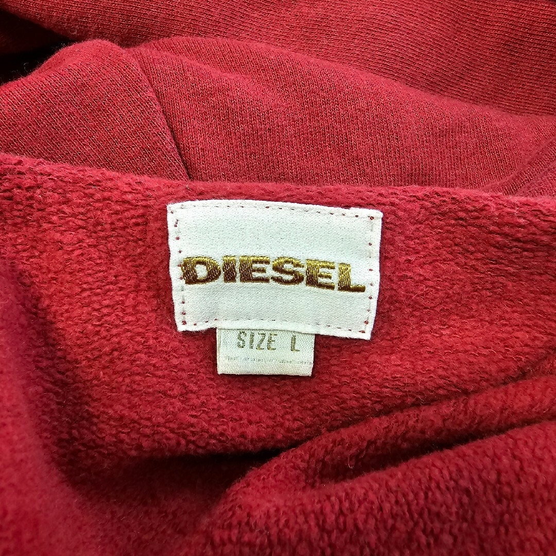 DIESEL(ディーゼル)のディーゼル DIESEL パーカー 赤 メンズ メンズのトップス(パーカー)の商品写真