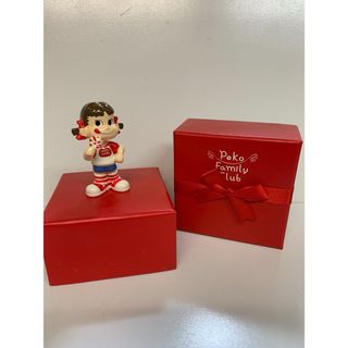 フジヤ(不二家)の【未使用】  ペコちゃん　キャンディぺコちゃん　陶器　familyclub品(キャラクターグッズ)