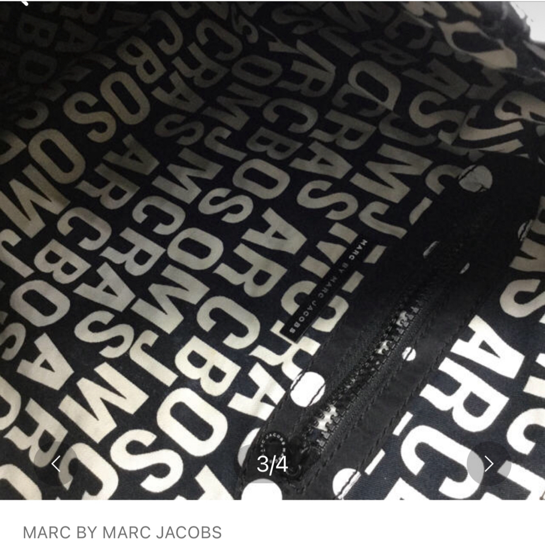 MARC BY MARC JACOBS(マークバイマークジェイコブス)のMARC BY MARC JACOBS トートバック🖤🤍たっぷり収納大きめサイズ レディースのバッグ(トートバッグ)の商品写真