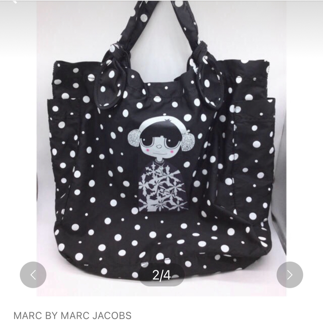 MARC BY MARC JACOBS(マークバイマークジェイコブス)のMARC BY MARC JACOBS トートバック🖤🤍たっぷり収納大きめサイズ レディースのバッグ(トートバッグ)の商品写真