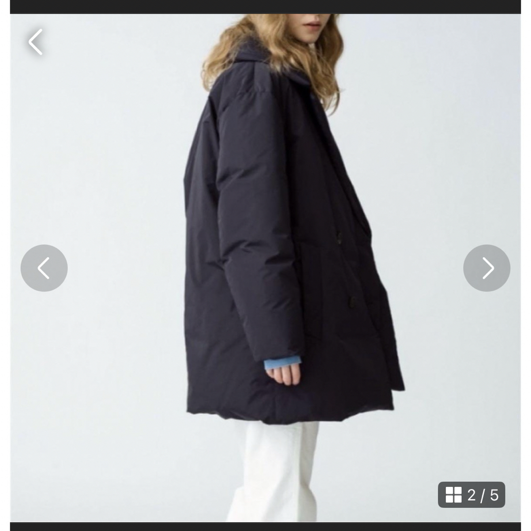 ebure(エブール)のRon Herman別注 ebure Form Down Pea Coat レディースのジャケット/アウター(ダウンコート)の商品写真