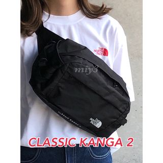 ザノースフェイス(THE NORTH FACE)のブラック ★クラシックカンガ2 ★ ウエストバッグ★新品 ノースフェイス(ボディーバッグ)