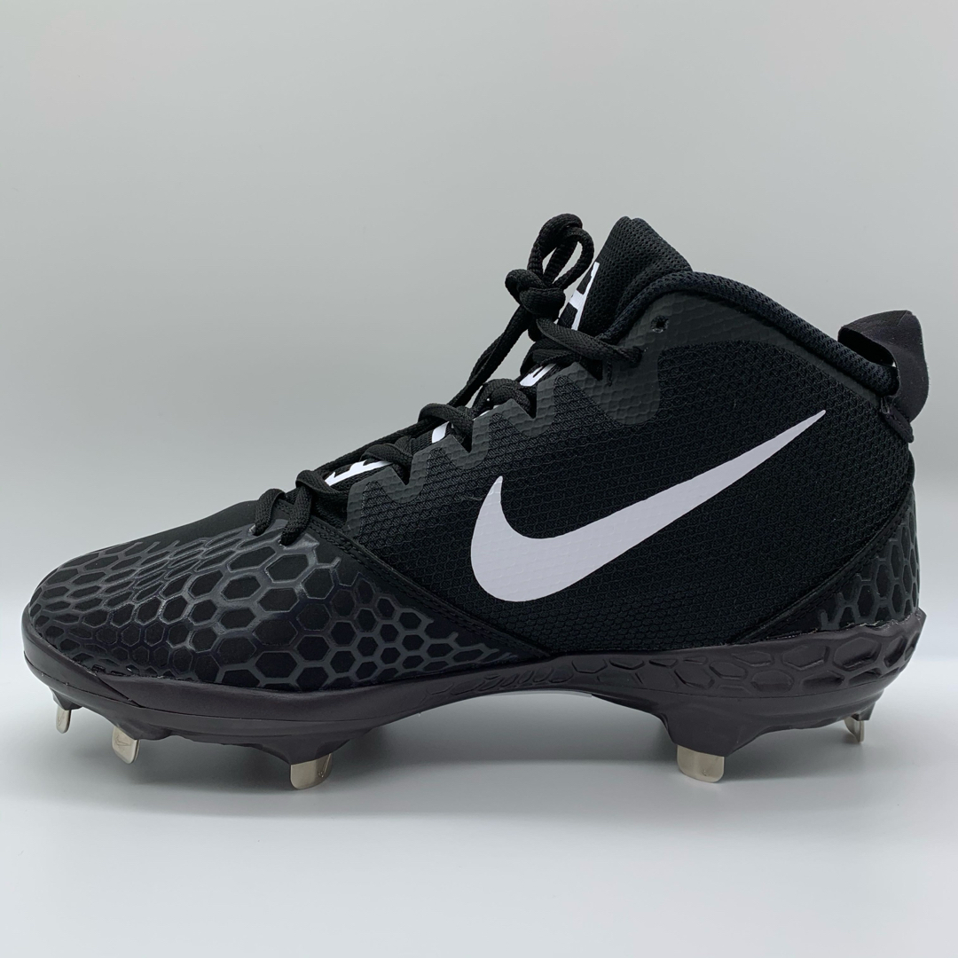 NIKE - NIKE 野球 スパイク ブラック 黒 26.5㎝ ミドルカット 金具 NIKE - NIKE 野球 スパイク ブラック 黒 26.5㎝ ミドルカット 金具