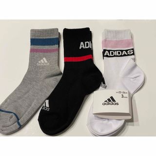 アディダス(adidas)の新品　adidas 靴下　22-24  kids ソックス　アディダス(靴下/タイツ)