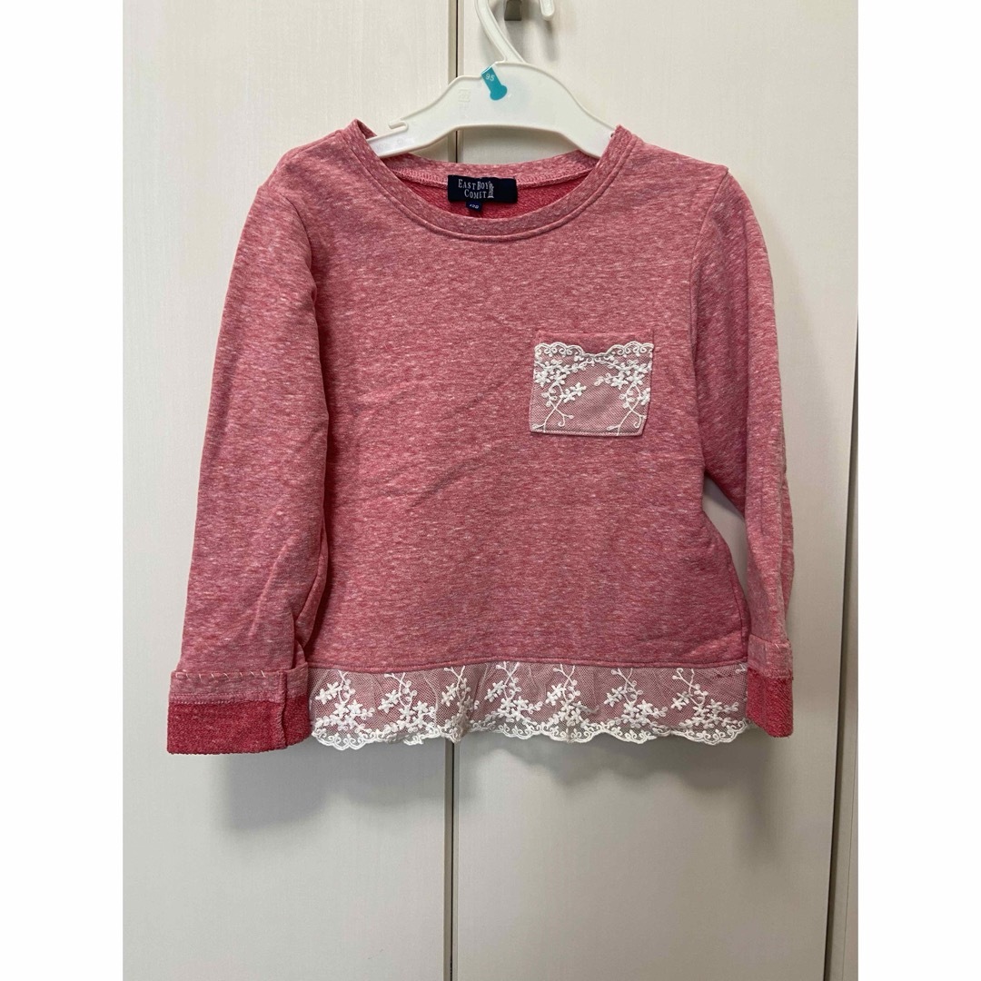 EASTBOY(イーストボーイ)のイーストボーイ　トレーナー　120 キッズ/ベビー/マタニティのキッズ服女の子用(90cm~)(Tシャツ/カットソー)の商品写真