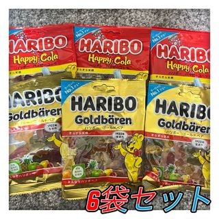 ハリボー(ハリボー)のHARIBO  ハリボーグミ　ゴールドベア ハッピーコーラ 6個　まとめ売り(菓子/デザート)