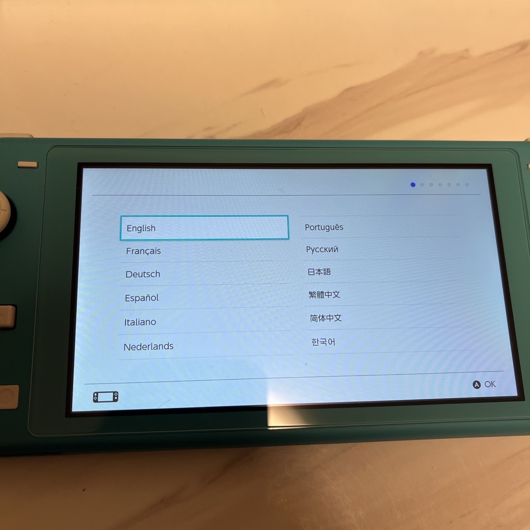 Nintendo Switch(ニンテンドースイッチ)のNintendo Switch Lite 完品　ターコイズ エンタメ/ホビーのゲームソフト/ゲーム機本体(携帯用ゲーム機本体)の商品写真