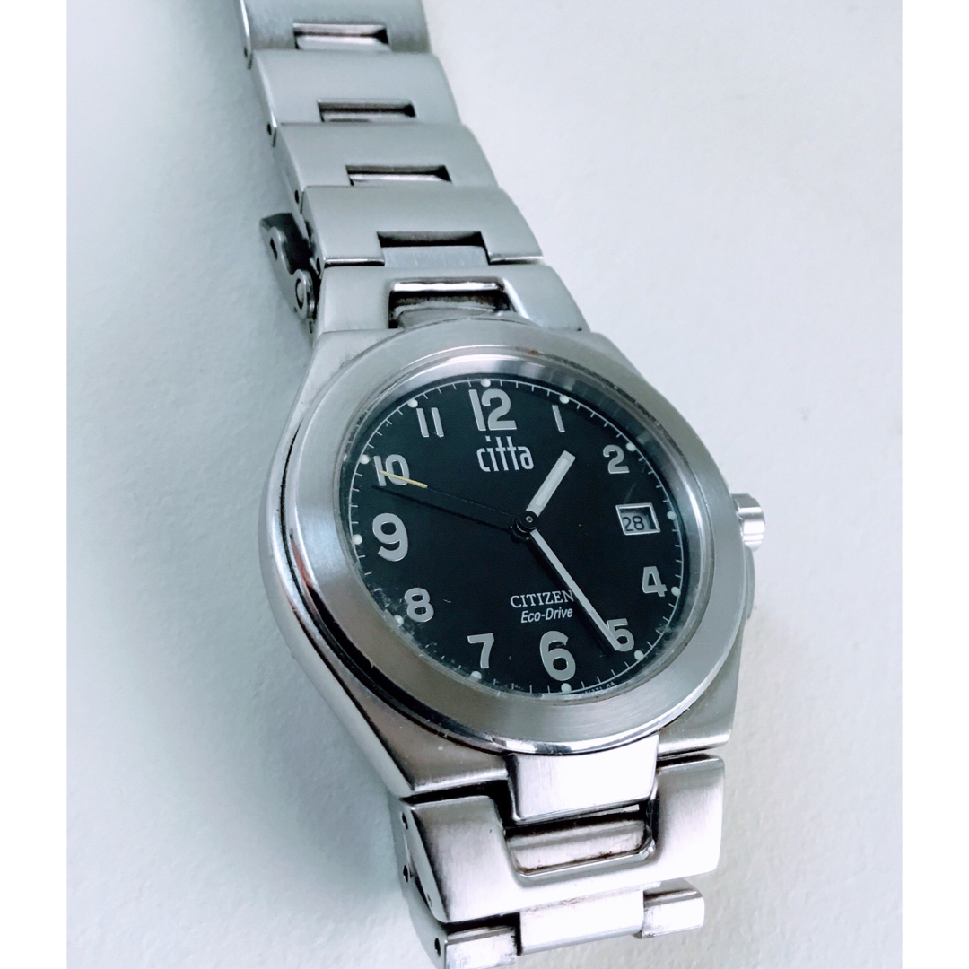 CITIZEN(シチズン)のCITIZEN☆Citta エコドライブ　ソーラー充電　腕時計　メンズ メンズの時計(腕時計(アナログ))の商品写真