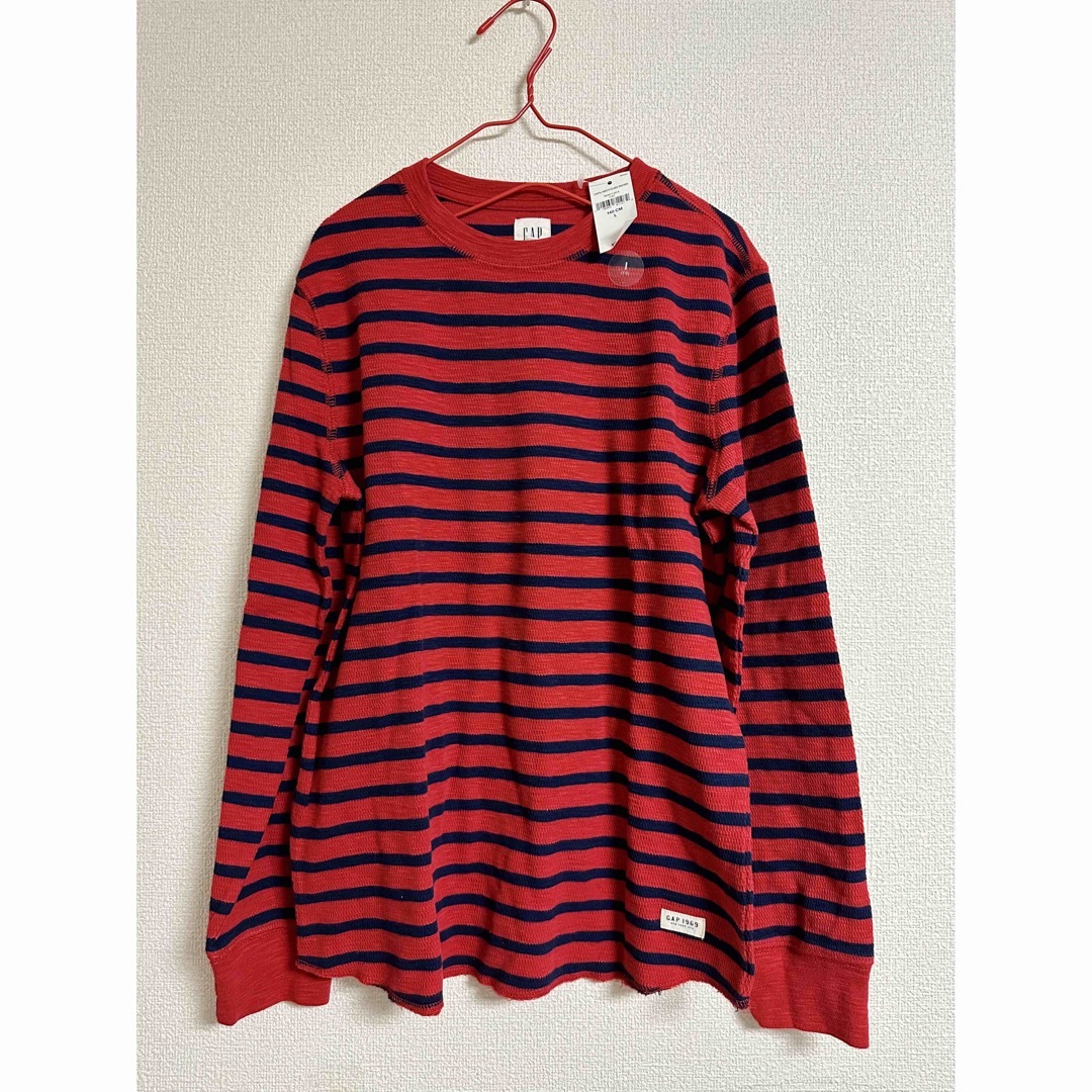 GAP(ギャップ)のGAP ボーダーロンT 140cm キッズ/ベビー/マタニティのキッズ服男の子用(90cm~)(Tシャツ/カットソー)の商品写真