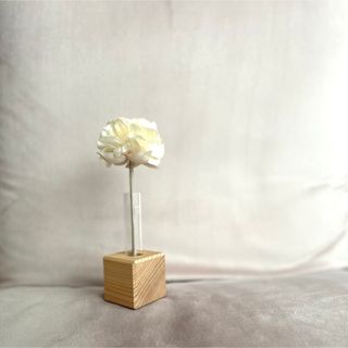 ひのき 一輪挿し 試験管 フラワーベース 小ぶり 花瓶(花瓶)